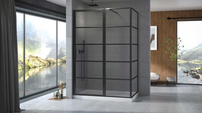 aquael-glass-shower-door-h24-re02-black