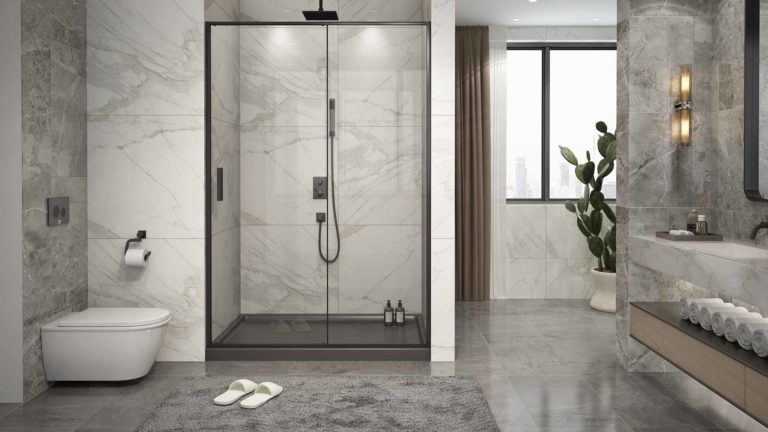 aquael-glass-shower-door-s20-sc01-black