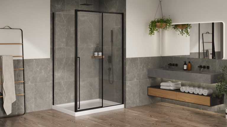 aquael-glass-shower-door-s38-re01-black