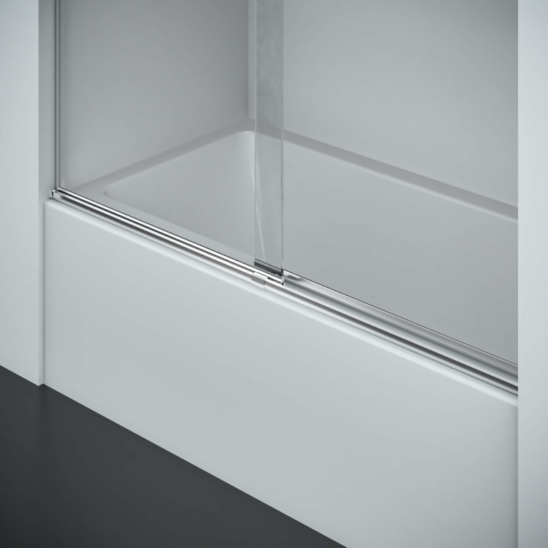 aquael-glass-shower-door-r14d-aluminum-backsplash