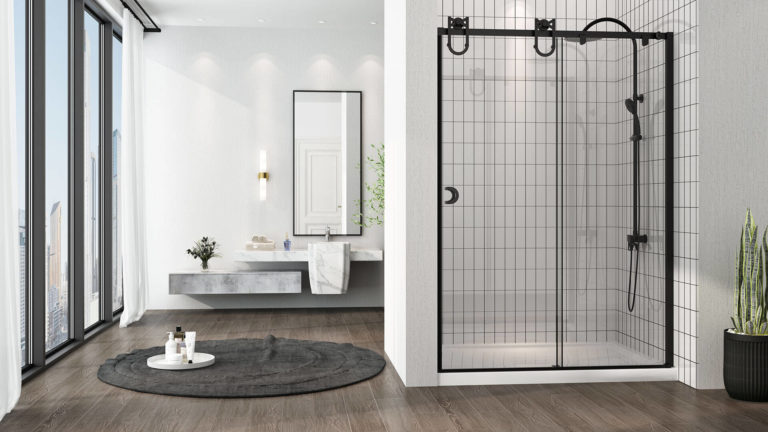 aquael-glass-shower-door-r18-sc01-black