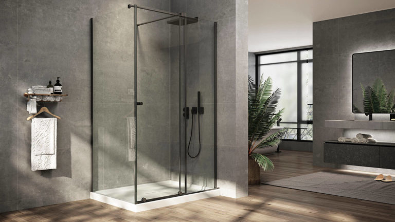 aquael-glass-shower-door-r22-re01-black
